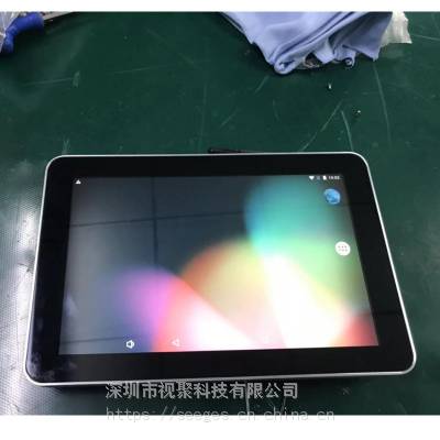 10.1寸安卓电容触摸一体机商业广告机人工智能***安卓显示一体机图1