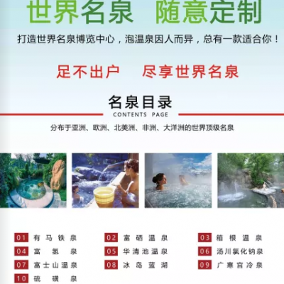 洗浴别墅酒店私汤民宿水处理加热设备人工智能温泉机名泉定制系统