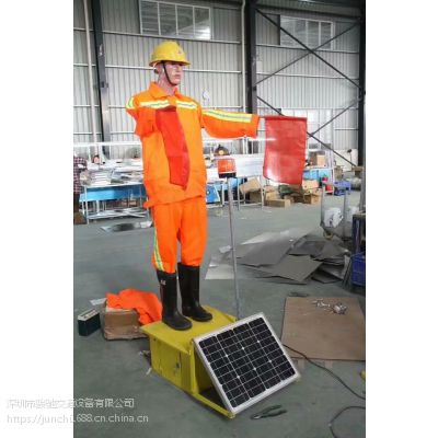 保通机器人 太阳能仿真指挥员 智能交通指导员交通施工安全员假人 广东道路交通机器人指挥员图1
