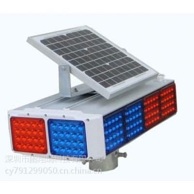 太阳能矩形警示标 太阳能频闪灯 鹏翔瑞LED交通爆闪灯 ***一年图2