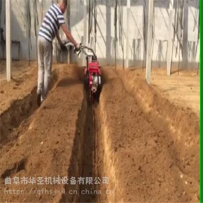 大棚压垄开沟机 农业小型开沟机厂家 自走式大棚土豆开沟机图3