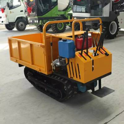 小型农业机械山地履带运输车 750公斤手扶全地形爬山坡 德翊农用车自卸拖拉机图2