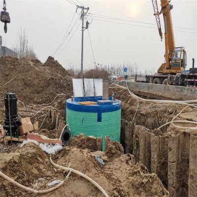 玻璃钢预制泵站 智能雨水污水提升一体化泵站 GRP地埋式设备 尚铭环保
