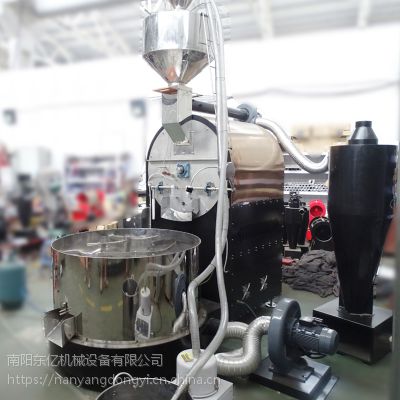 东亿全自动咖啡烘焙生产线 智能化操作工业咖啡烘焙机一键操作
