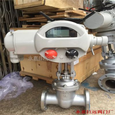 Z941Y-10P 不锈钢电动法兰明杆闸阀 电动楔式闸阀 工业化工闸阀图2