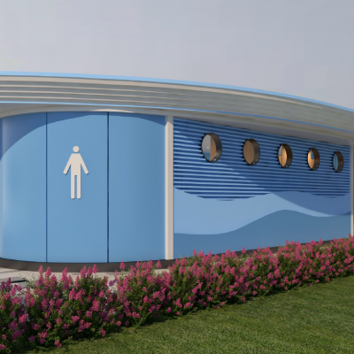 湖镇公共景区卫生间厂家发货 仿古***厕所***图3