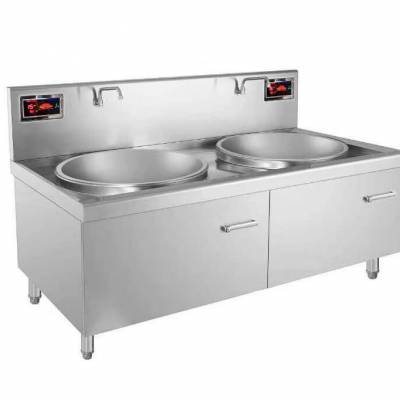 食堂电子大锅灶 智能厨房电灶 8个档位的电磁灶 大型电炉灶图1