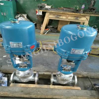 电子式电动套筒调节阀 ZDLM-16P 智能型法兰温控调节阀 压力调节阀图2