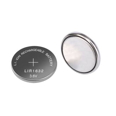 LIR1632可充电纽扣电池 智能穿戴电子POS机3.6V纽扣电池 可焊脚图3