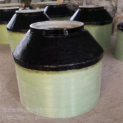 华强牌 通信穿线成品井 直径1200*1000毫米 玻璃钢材质图2