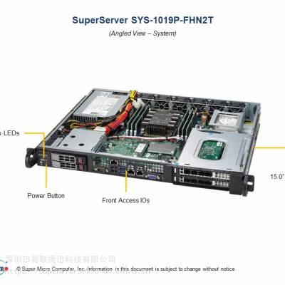 超微1019P-FHN2T 边缘计算 物联网智能零售 智能医疗 AI人工智能