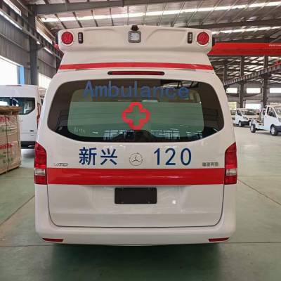 梅赛德斯奔驰负压型救护车 配备医疗器械柜,氧气瓶,担架,消毒灯图3