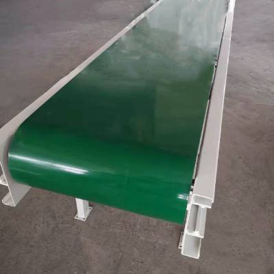 正德输送医疗食品皮带输送机 皮带提升机 带挡板输送带图2