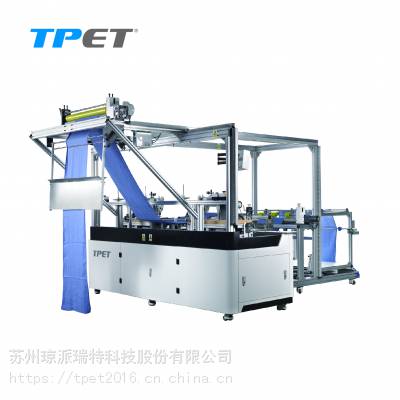 TPET全自动口巾机 医疗巾 餐巾四边缝制 自动化设备 智能制造图1