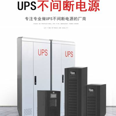 UPS不间断电源在线式3KVA电脑家用医疗服务220V智能保护