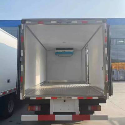 庆铃五十铃冷藏车 肉钩冷冻保鲜恒温医疗废物转运车图3