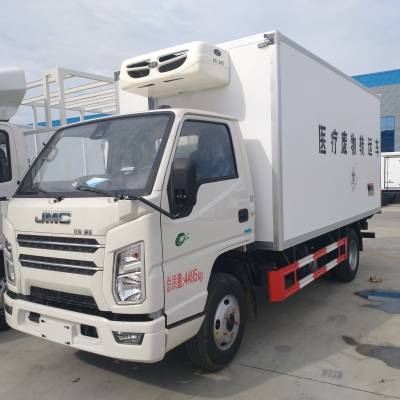 4米医疗垃圾运输车 江铃医疗废物转运车 小型蓝牌疗废物周转车