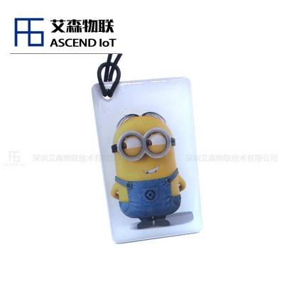 智能RFID滴胶卡医疗设备仪器识别ID卡带挂绳便于安装图2