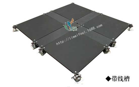 立美防静电地板OA全钢智能化楼宇网络架空防静电地板图3