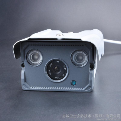 忠诚卫士 网络高清摄像头枪机720p双灯红外灯源智能夜视摄像