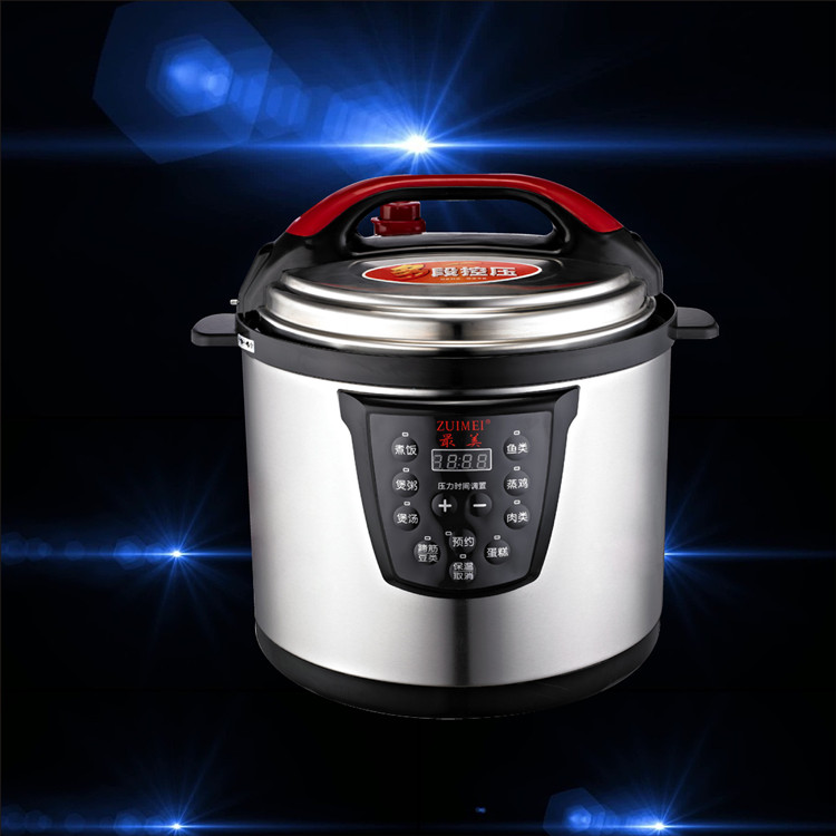 最美的电压力锅12L超大容量智能预约厂家直供出口、内销、网络图1
