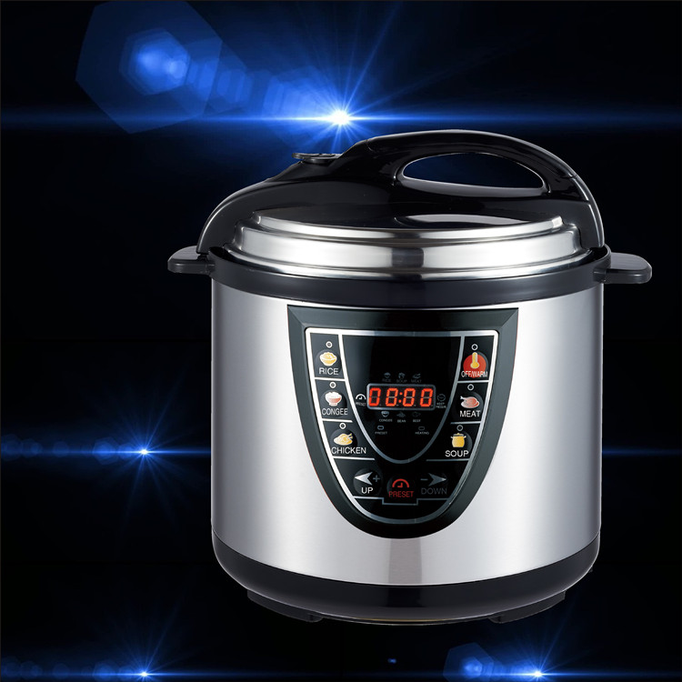 最美的电压力锅8L大型大容量智能预约厂家直供出口、内销、网络图1