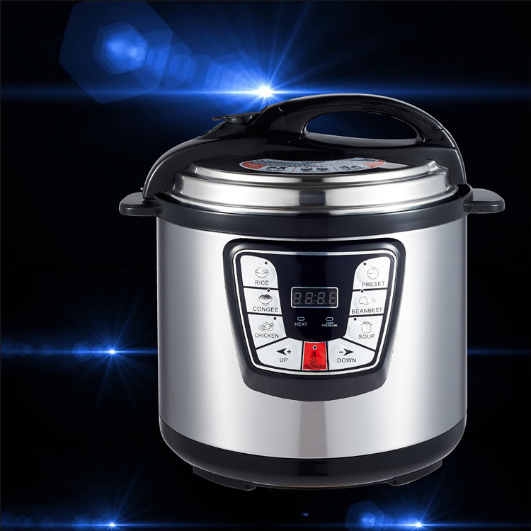 最美的电压力锅8L大型大容量智能预约出口、批发、网络图1