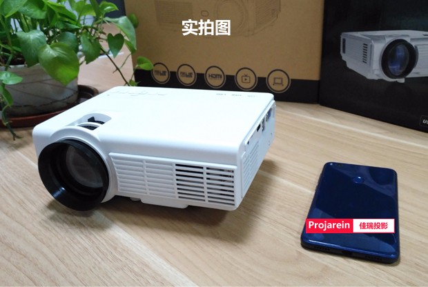 Projarein佳瑞投影 智能投影仪小型 儿童学习 无线网络投影机白天投影电视 家用wifi 网络投影仪图1