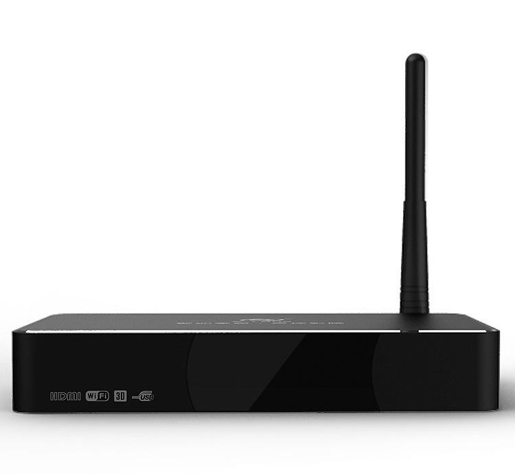 四核网络播放器带语音控制电视盒子 智能高清网络电视**图1