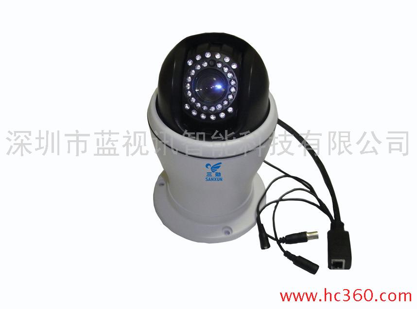 供应三勋LX-ZIP10-CIR/4寸红外吸顶网络智能云台小球摄像图3