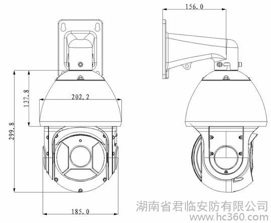 供应浙江大华网络智能球机DH-SD6C80D图2