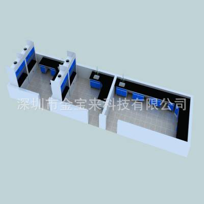 VR视觉p4级生物实验室工程承包 环保生物安全实验室效果图图3