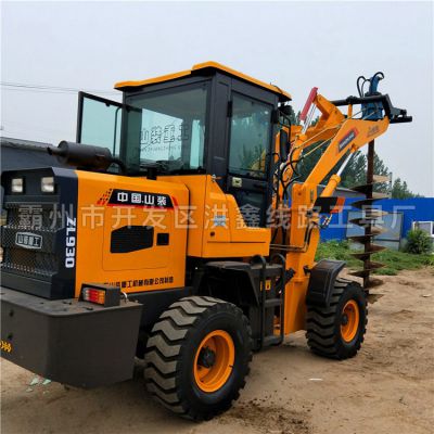 榆林市通信电杆钻孔机 全液压 线杆钻孔机价格图1