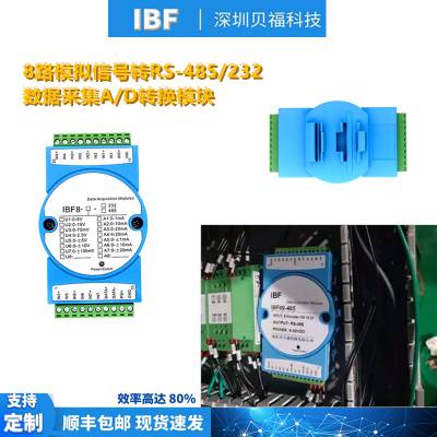 4-20mA转RS-485/232数据采集信号隔离模块，智能楼宇控制、安防工程等应用系统图2