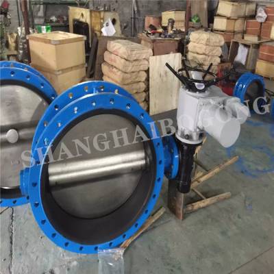 D941X-16C 开关型电动软密封法兰蝶阀 MA煤安防爆蝶阀图1