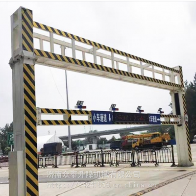 国道交通限高杆 液压升降智能限高架济南航天机械图1