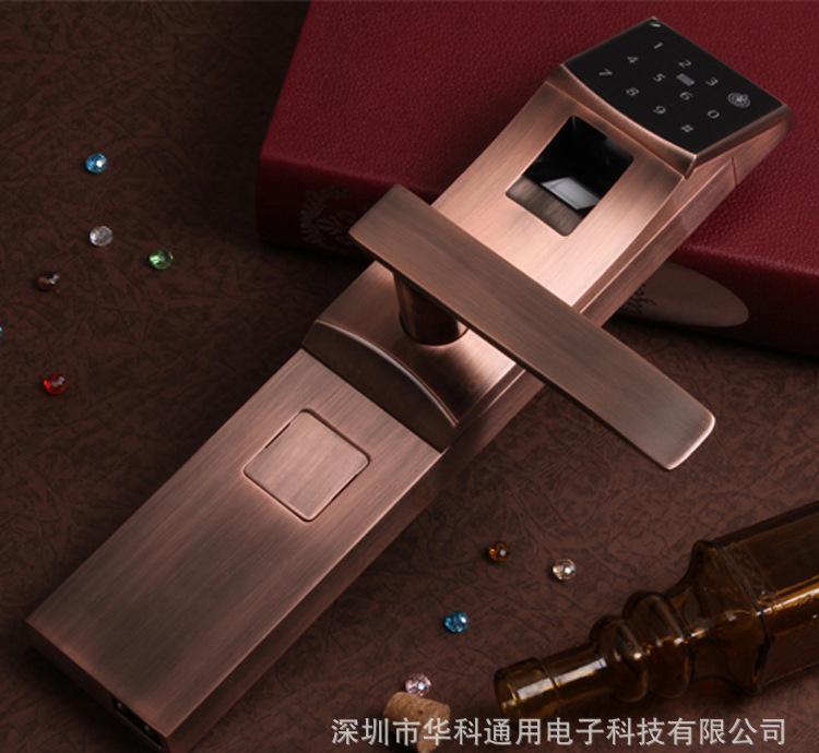 手机感应智能锁 智能密码指纹门锁 直销智能锁 定制智能家居产图1