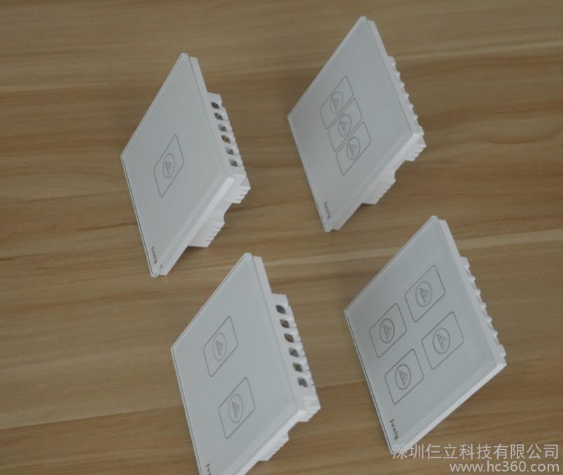 Sunly(仨立科技)智能家居触摸开关四开单控墙壁触控开关玻璃面板开关单火线输入 SL-OT04B图2