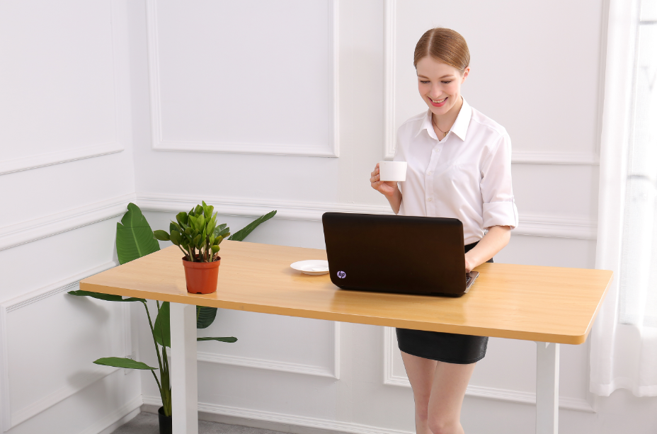 电动升降桌 智能办公桌 站立式办公桌 智能家居升降桌 爱诗玛01 办公升降桌图3