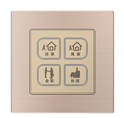 沧州诺博尔智能家居智能门锁智能灯光智能窗帘智能面板**图2