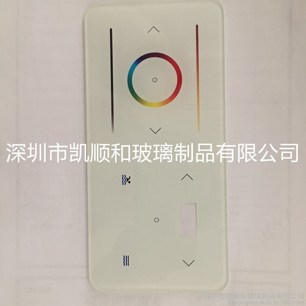 厂家直供各类钢化面板玻璃 智能家居面板 显示器玻璃图1