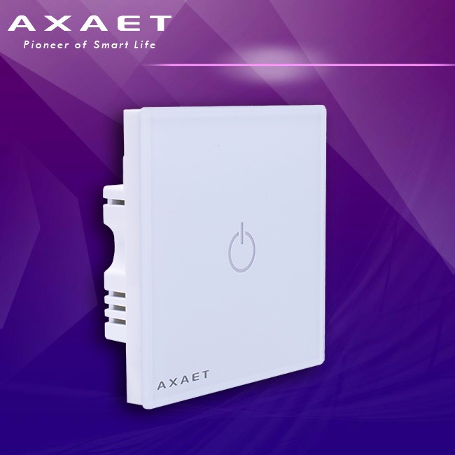AXAETpc069 智能家居 触摸开关 钢化玻璃防水开关 厂家批发单联控制图1