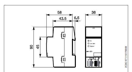 ABB智能家居 i-bus KNX/IP网关;10095570图2