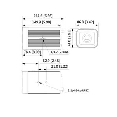 DH-IPC-HF5243F-YH 大华200万易智能枪式网络摄像机 内置GPU芯片 人脸抓拍图2