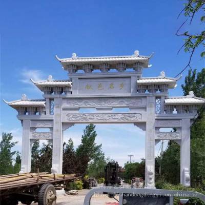 石牌坊厂家-网络定制-制作-安装步骤图3