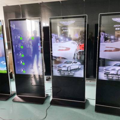 树远43/49/55/65英寸立式安卓电容网络版1080P智能超清广告机图2