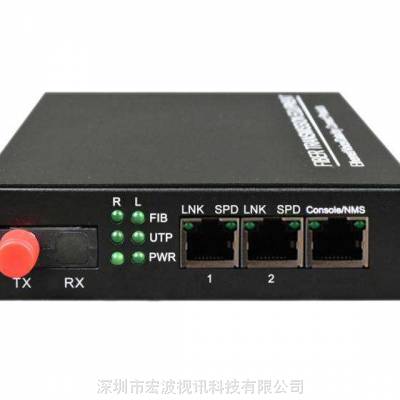 智能IP光端机 工业级以太网光端机 物理隔离百兆以太网光端机 2路百兆网络+485数据太网光端机图3