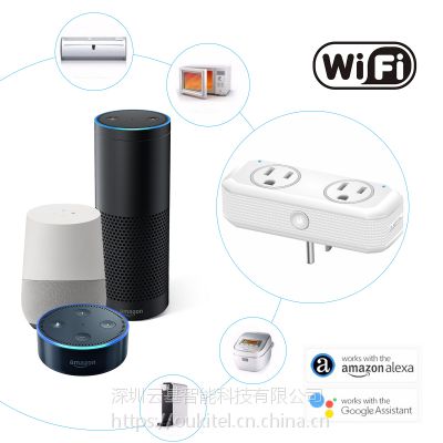 Oukitel P1 10A wifi智能插座 亚马逊alexa语音控制 智能家居 美规定时开关插座图2