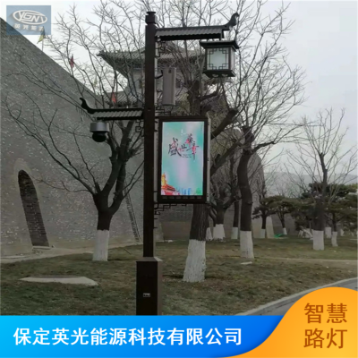 延庆环境监测多功能物联网一体化路灯 城市智慧路灯图2