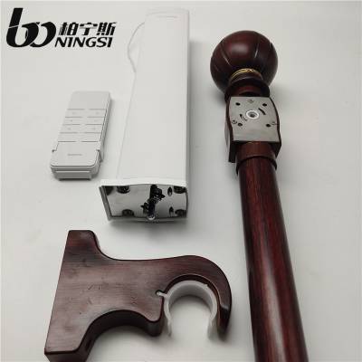 ***杜亚***家居智能电动窗帘罗马杆图1
